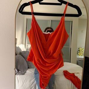 Red ASTR The Label Bodysuit